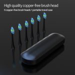 Vlastní USB dobíjecí sonický zubní kartáček s rychlým nabíjením Smart Timer s držákem